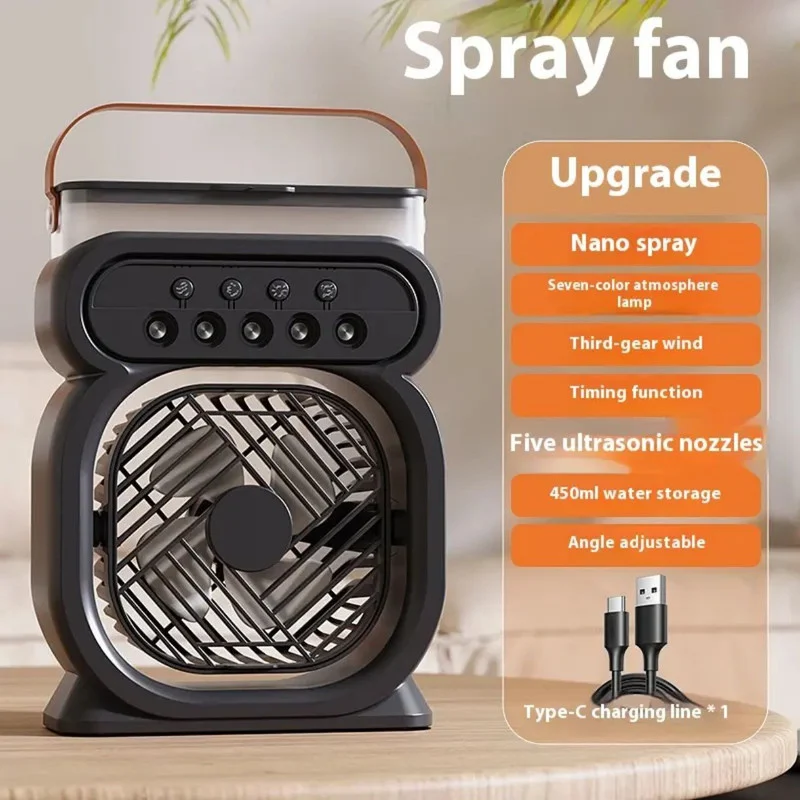 پنکه رومیزی مدل FAN HUMIDIFIER ظرفیت 2600 میلی آمپر ساعت - Image 2