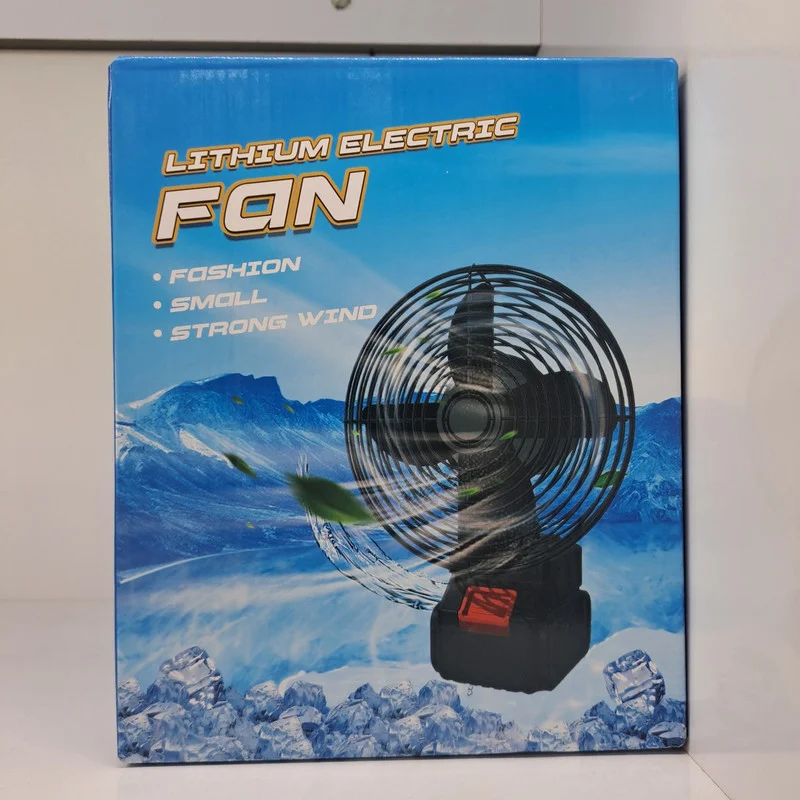 پنکه شارژی لیتیوم مدل EJ-81484-7 ظرفیت ۴۵۰۰ میلی آمپر ساعت - Image 4