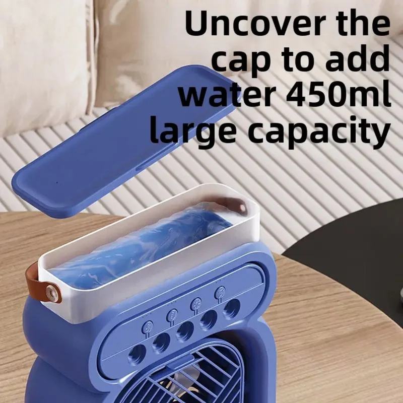 پنکه رومیزی مدل FAN HUMIDIFIER ظرفیت 2600 میلی آمپر ساعت - Image 6