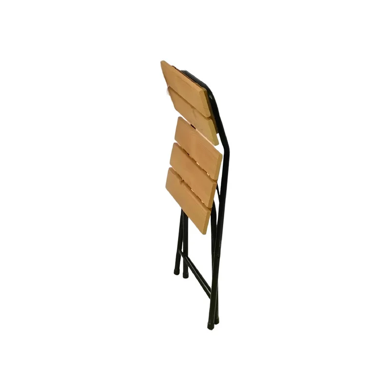 میز و صندلی سفری تاشو 2 نفره دسیچو مدل چوبی کد 2060 مجموعه 3 عددی - Image 4