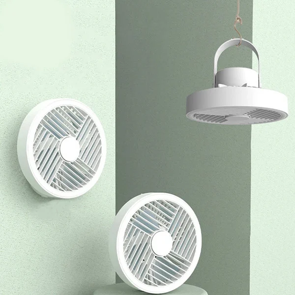 پنکه رومیزی شارژی مدل ال ای دی دار کد RY-2301 - Image 3