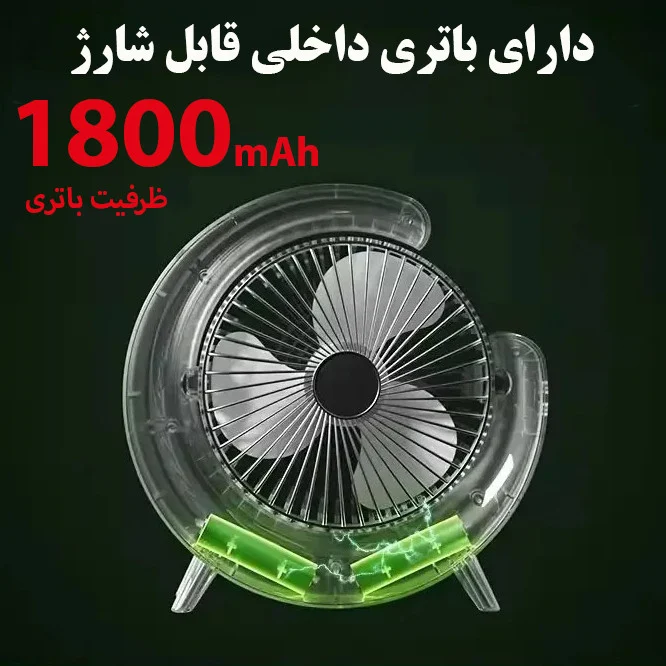 پنکه رومیزی مدل چراغ دار Colorful - Image 7
