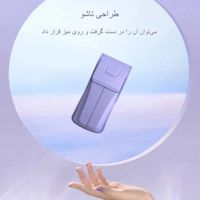 پنکه رومیزی مدل دو فن Folded کد 02 ظرفیت 500 میلی آمپر ساعت - Image 6