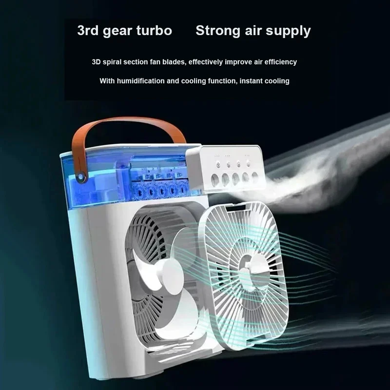 پنکه رومیزی مدل مه پاش 4in1 Air Cooling - Image 7