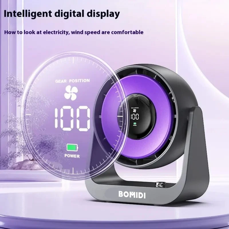 پنکه شارژی بمیدی مدل DF02 ظرفیت 4000 میلی آمپر ساعت - Image 5