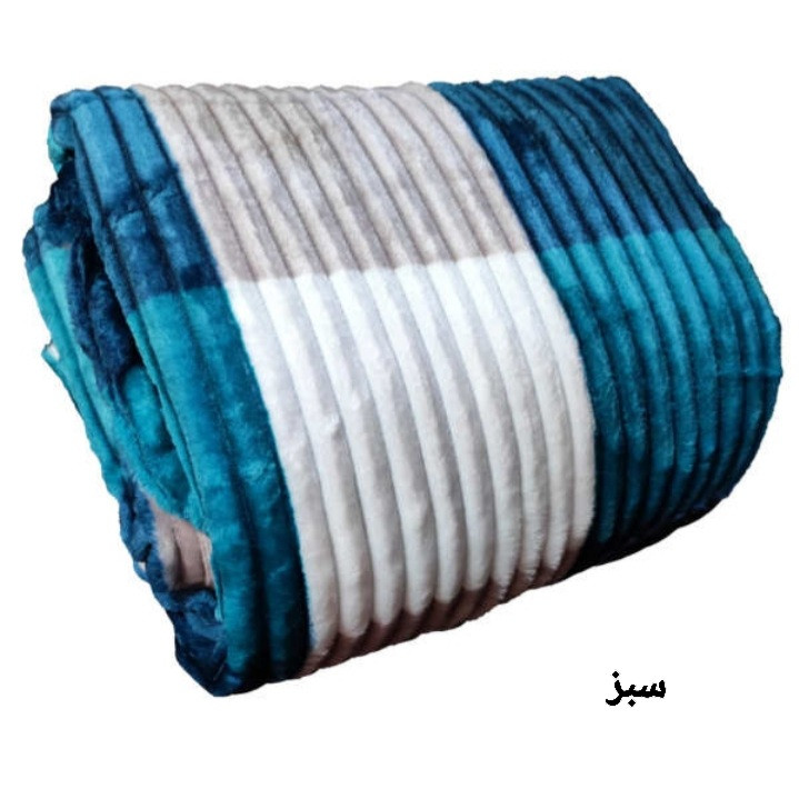 پتو مسافرتی مدل پلیسه کد w 200 سایز 200× 150 سانتی متر - تصویر 3