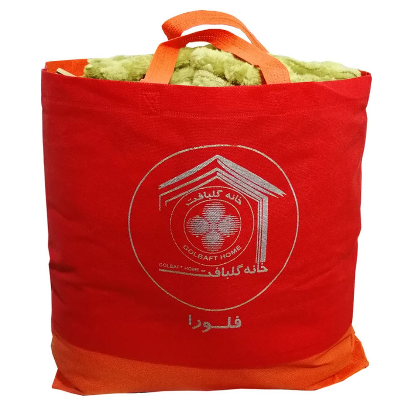 پتو مسافرتی 2 نفر گلبافت مدل فلور گل 5پر سایز 220x180 سانتیمتر - Image 8