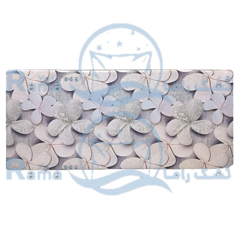 تشک مهمان مدل مخمل طرح گل کد 30 یک نفره سایز 90×190 سانتی متر - Image 6
