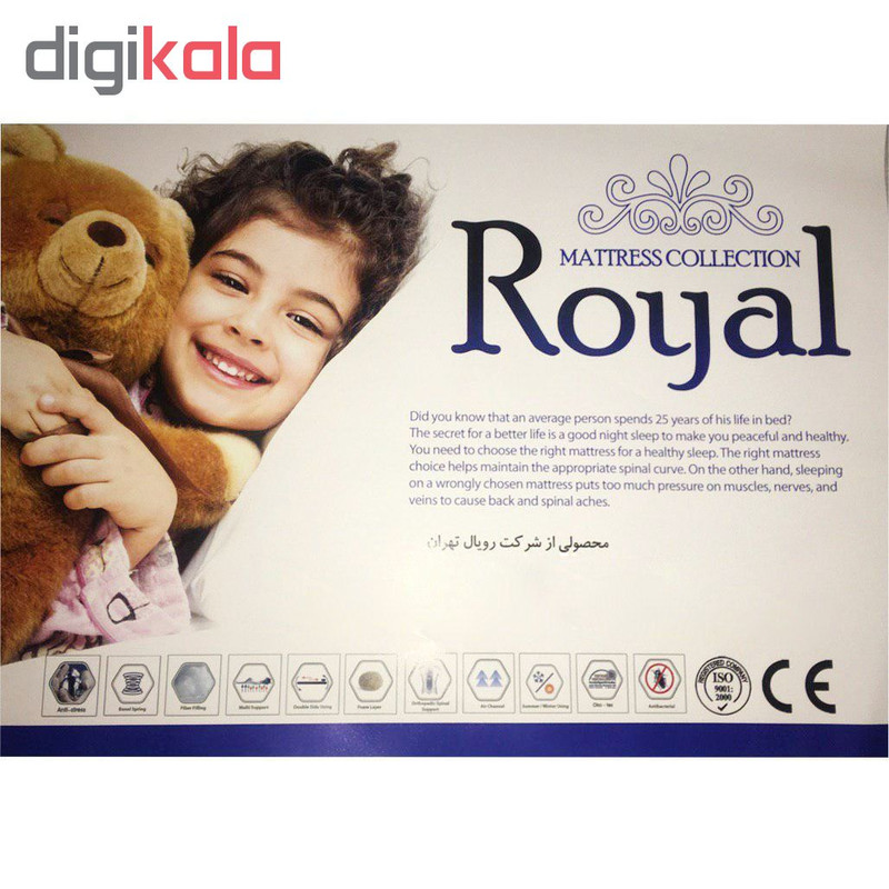تشک رویال مدل آسوده M03 یک نفره سایز 200 × 90 سانتی متر - Image 6