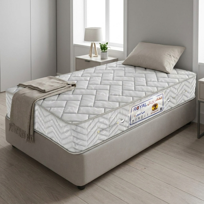 تشک رویال مدل آسایش 3-2 تک نفره سایز 200 × 90 سانتی متر - Image 2