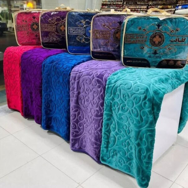 پتوی گلبافت مدل برتر گل برجسته سایز 240x220 سانتی متر - Image 5