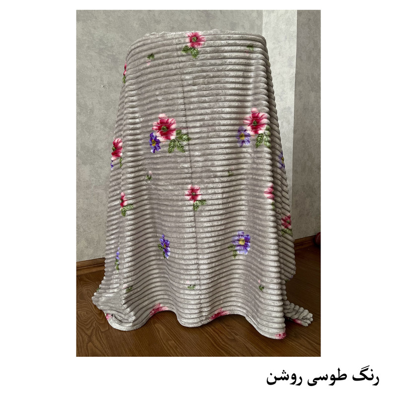 پتو مسافرتی 1 نفره هنرمند مدل بابونه سایز 200x160 سانتیمتر - تصویر 5