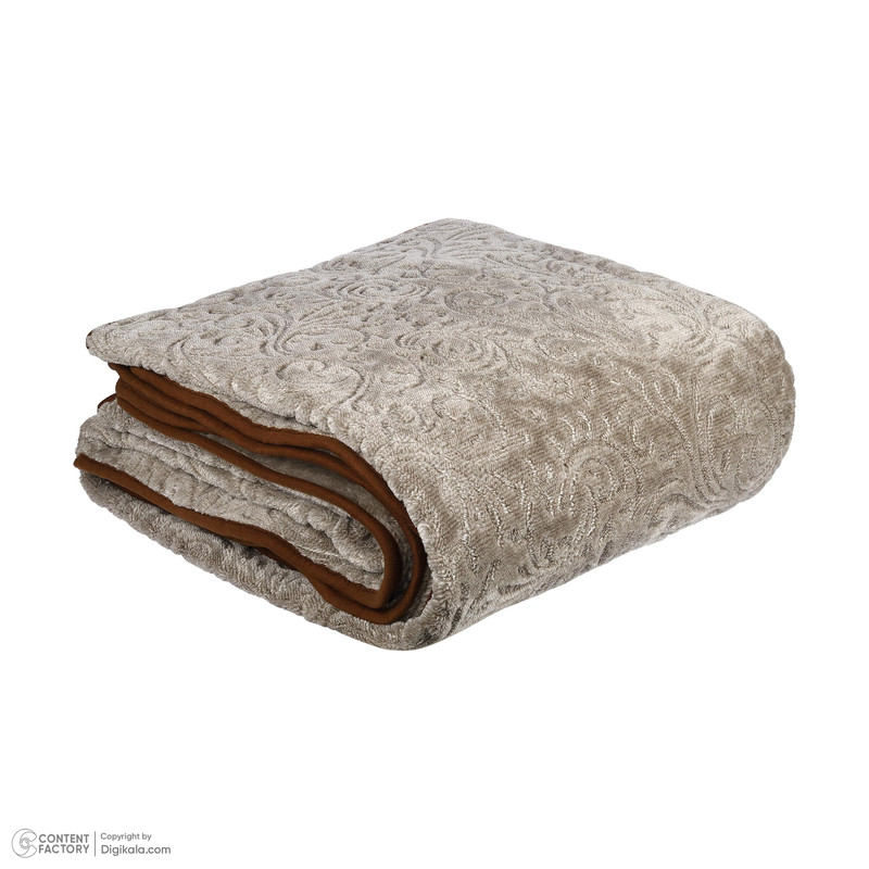پتو 2 نفره گلبافت مدل گلدار پرسی سایز 240x220 سانتیمتر - Image 2