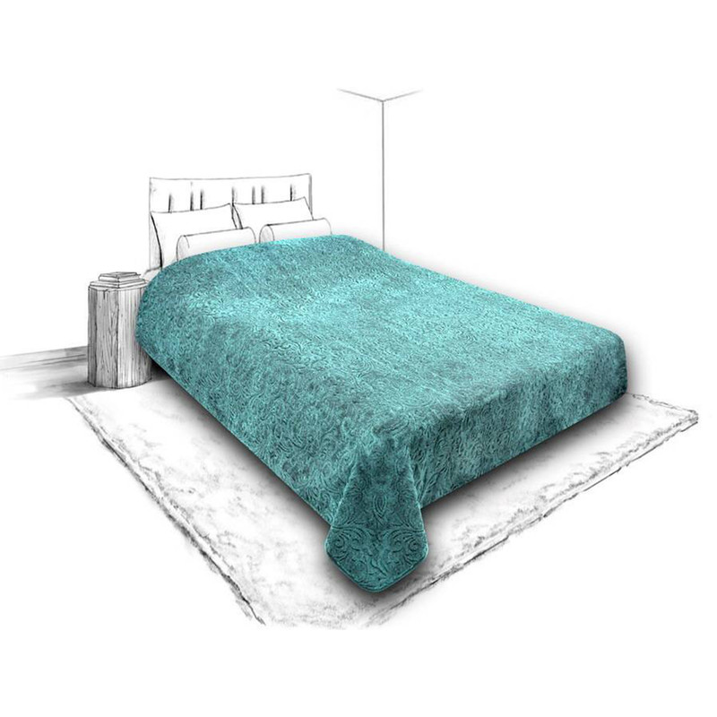 پتو 2 نفره گلبافت مدل گلدار پرسی سایز 240x220 سانتیمتر - Image 12