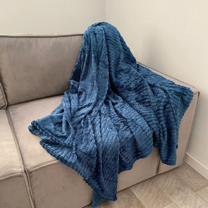 پتو مسافرتی مدل پلیسه سایز 240x220 سانتی متر - Image 5