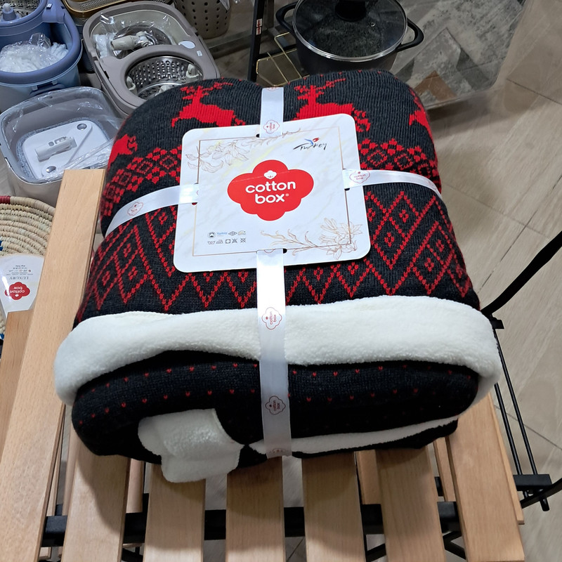 پتو کاتن باکس مدل گوزنی سایز 2×160 سانتی متر - Image 6