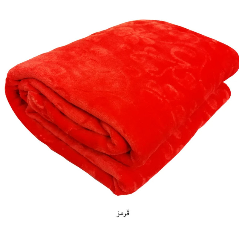 پتو مسافرتی 2 نفر گلبافت مدل فلور گل 5پر سایز 220x180 سانتیمتر - Image 3