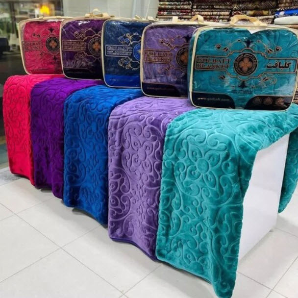 پتوی گلبافت مدل برتر گل برجسته سایز 240x220 سانتی متر - Image 9