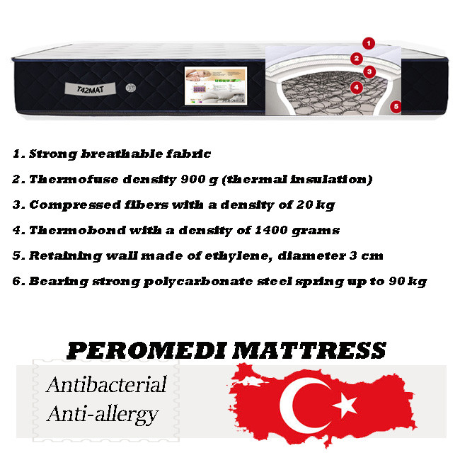 تشک پرومدی مدل T42MAT2020 دونفره سایز 160×200 سانتی متر - Image 3