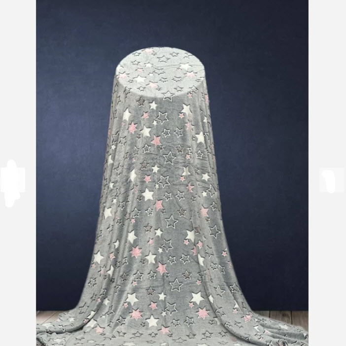 پتو مسافرتی 1 نفر ویراگیتا مدل شبنما ستاره رنگارنگ سایز 150x200 سانتیمتر - Image 3