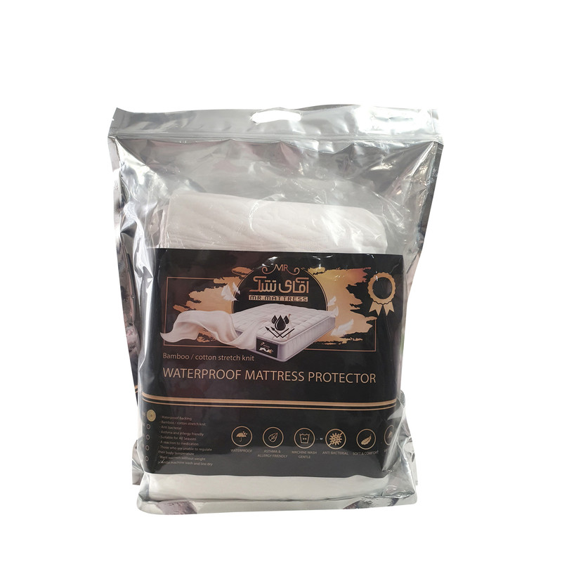محافظ تشک آقایتشک مدل ضدآب Silver-1 سایز 200×90 سانتی متر - Image 3