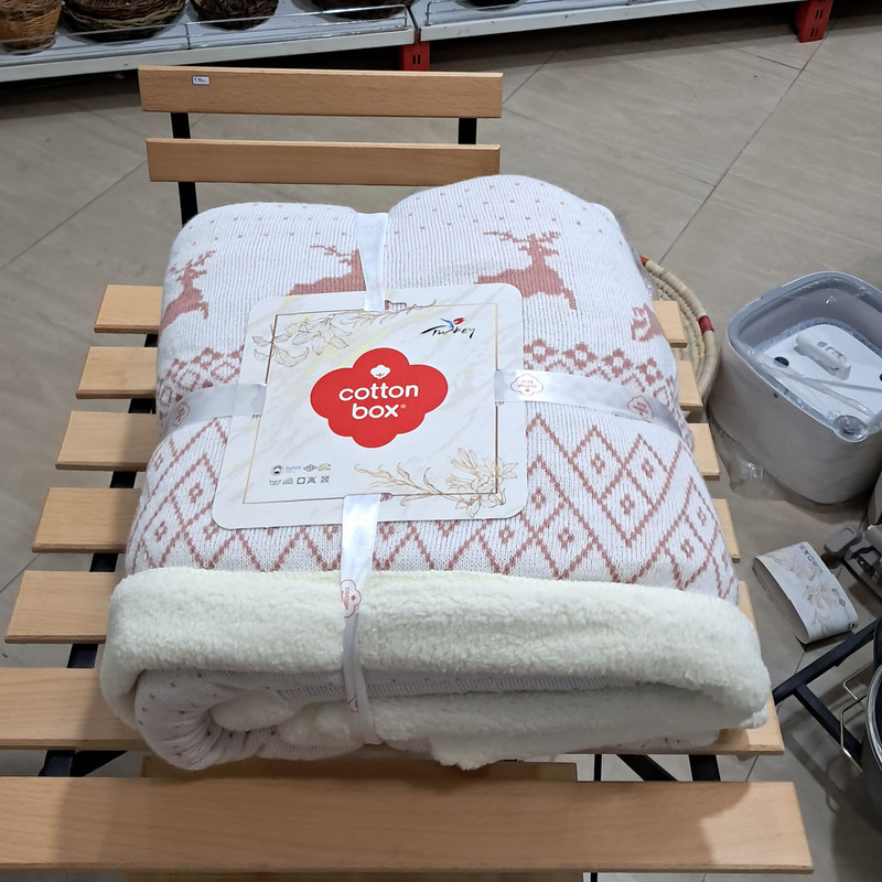 پتو کاتن باکس مدل گوزنی سایز 2×160 سانتی متر - Image 5