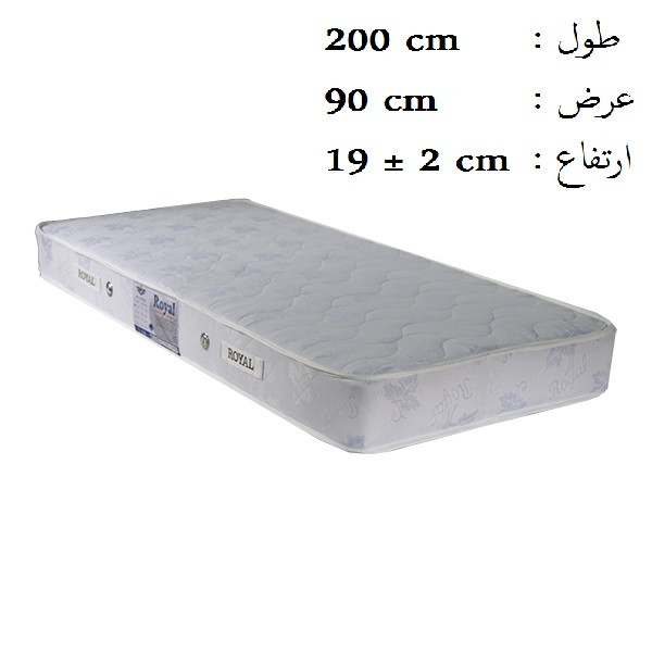 تشک رویال مدل آرام فنری کد M02 یک نفره سایز 200 × 90 سانتی متر - Image 2