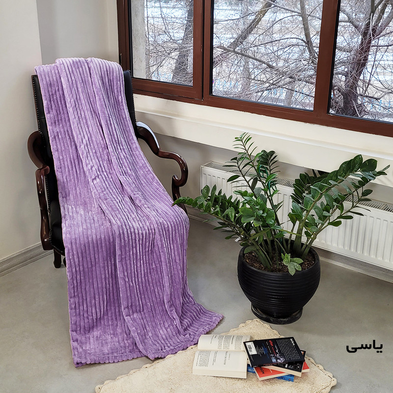 پتو مسافرتی مدل ژله ای خطی سایز 220x160 سانتی متر - Image 5