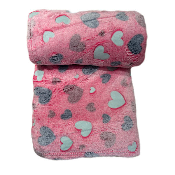 پتو مسافرتی 2 نفر ویراگیتا مدل شبنما قلبی لاو 33 سایز 220x200 سانتیمتر - تصویر 4