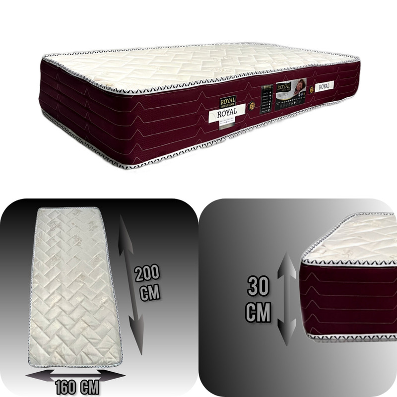 تشک طبی فنری رویال مدل دیبا A30 دونفره سایز 200×160 سانتی متر - Image 3