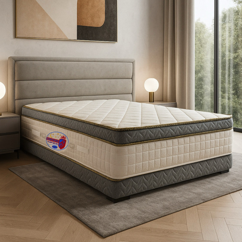 تشک طبی فنری لاین کینگ مدل سوپر کینگ اسلیپ دو نفره سایز 200×200 سانتی متر - Image 3