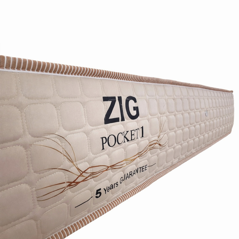 تشک طبی فنری، فنر منفصل زیگ مدل pocket1 یکنفره سایز 200×90 سانتی متر - Image 3