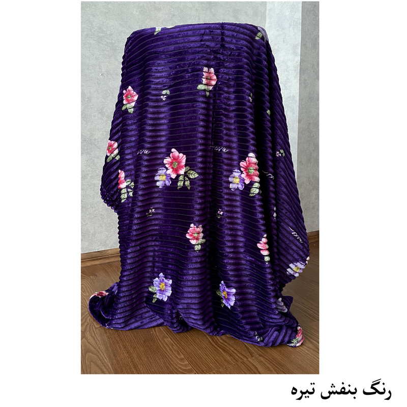 پتو مسافرتی 1 نفره هنرمند مدل بابونه سایز 200x160 سانتیمتر - تصویر 4