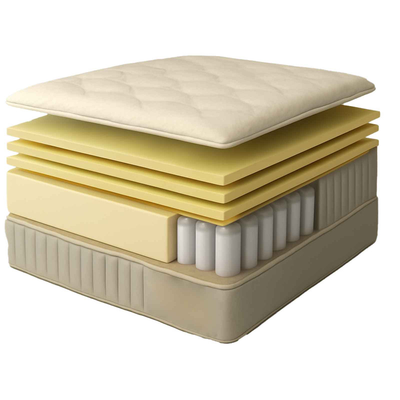 تشک طبی فنری سرموری مدل Elava High End Medical Pad یک نفره سایز 200x140 سانتی متر - Image 3
