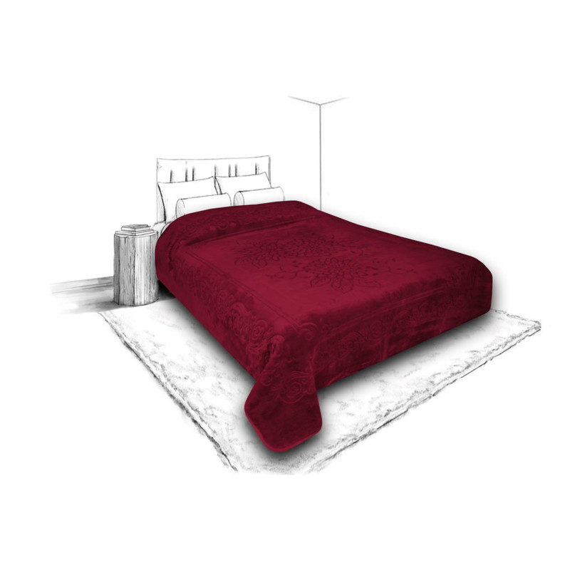 پتو 1 نفره گلبافت مدل برتر گل برجسته سایز 220x160 سانتیمتر - Image 8