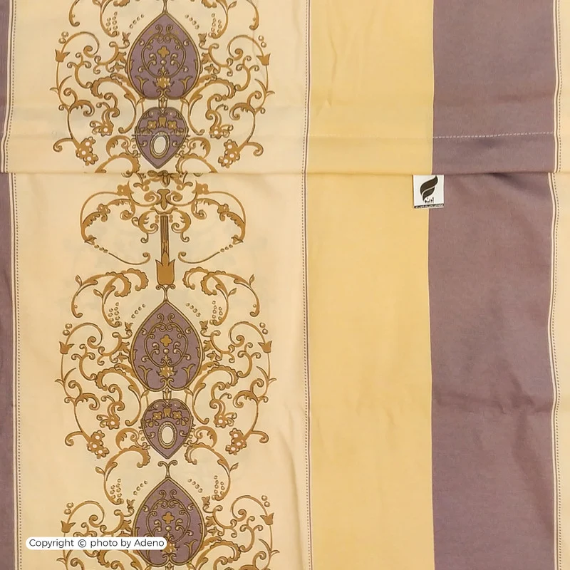 ملحفه تشک مهمان آدنو مدل درباری کد IR101 سایز 90x190 سانتی متر - Image 5
