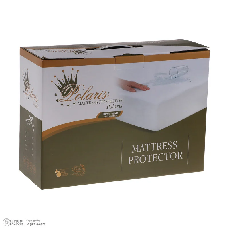 محافظ تشک پولاریس مدل Ultra Soft ضدآب نانو سایز 140x200 سانتی متر - Image 2
