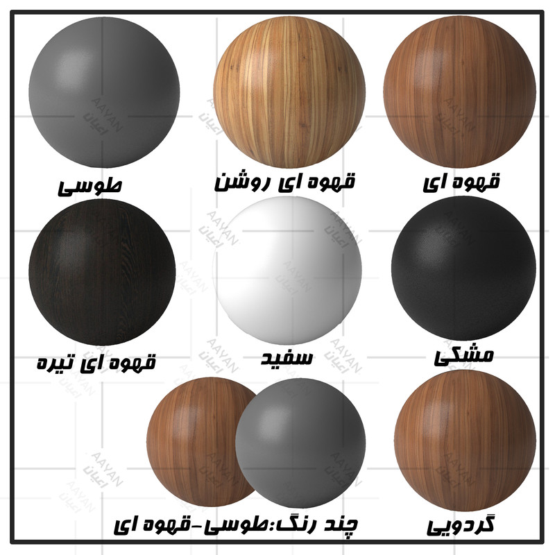 تخت خواب یکنفره اعیان مدل FH546 سایز 90x200 سانتی متر - Image 8