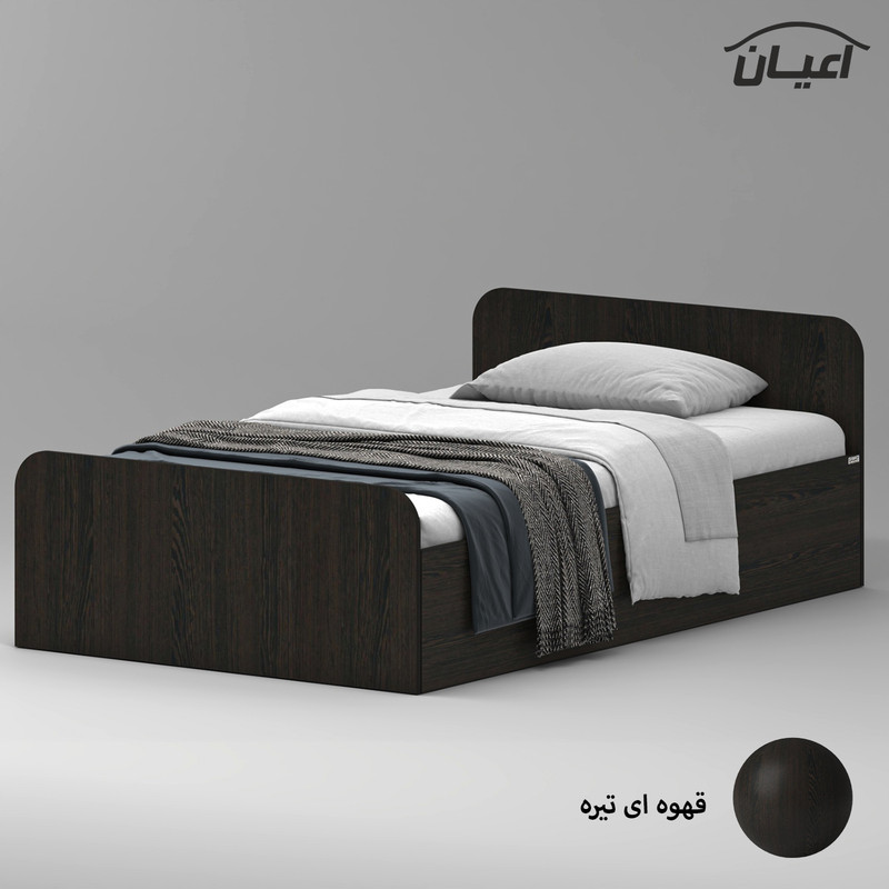 تخت خواب ملامینه یک نفره اعیان مدل FH932 سایز 120x200 سانتی متر - Image 7