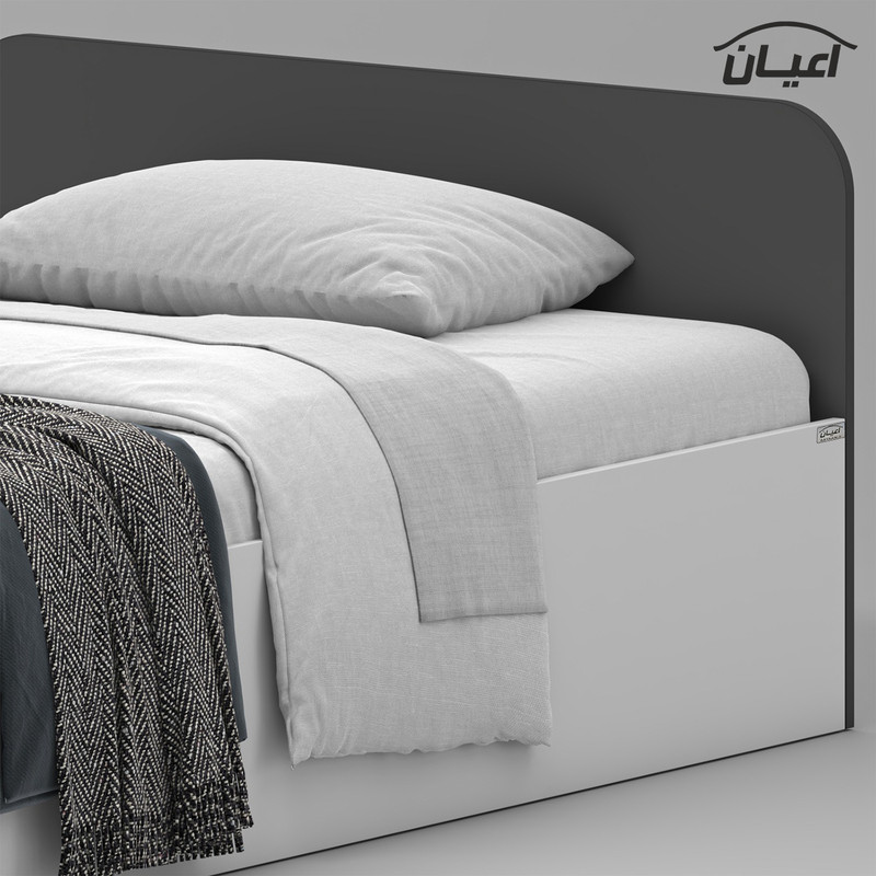 تخت خواب ملامینه یک نفره اعیان مدل FH932 سایز 120x200 سانتی متر - Image 9