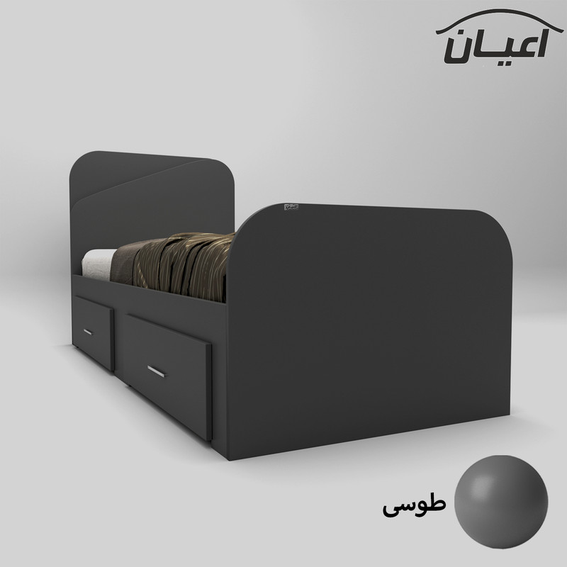 تخت خواب یکنفره اعیان مدل FH546 سایز 90x200 سانتی متر - Image 6