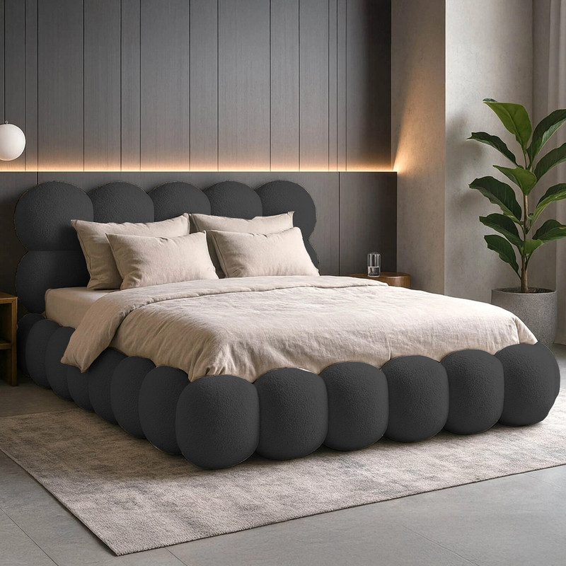 تخت خواب تدی دونفره لوکس مدل پنبه سایز 200×160 سانتی متر - Image 2