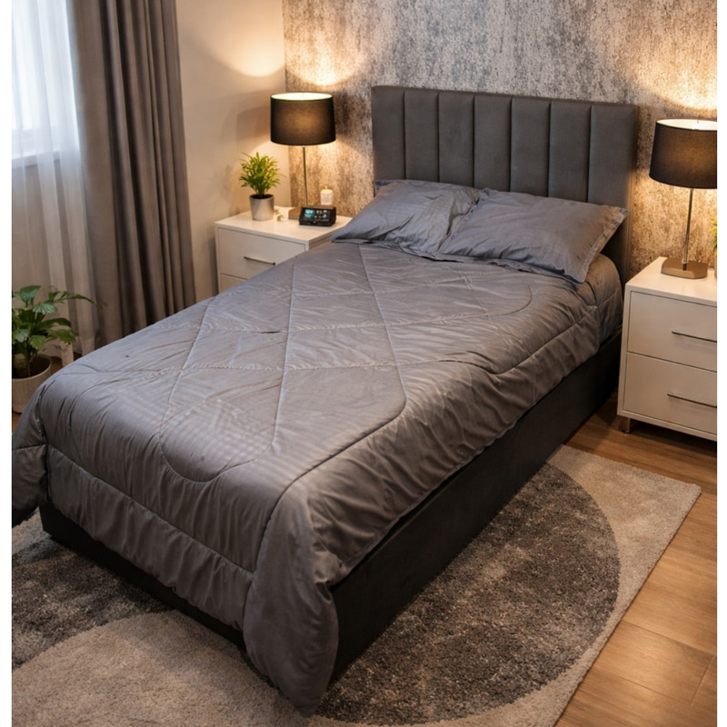 تخت خواب چوبی یک و نیم نفره مدل نیایش 1174 سایز 200×120 سانتی متر - Image 6