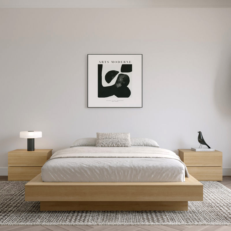 تخت خواب دونفره اسمردیس مدل R122 - MDF+ سایز 200x160 سانتی متر - Image 5