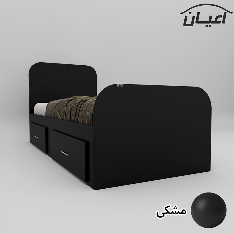 تخت خواب یکنفره اعیان مدل FH546 سایز 90x200 سانتی متر - Image 5