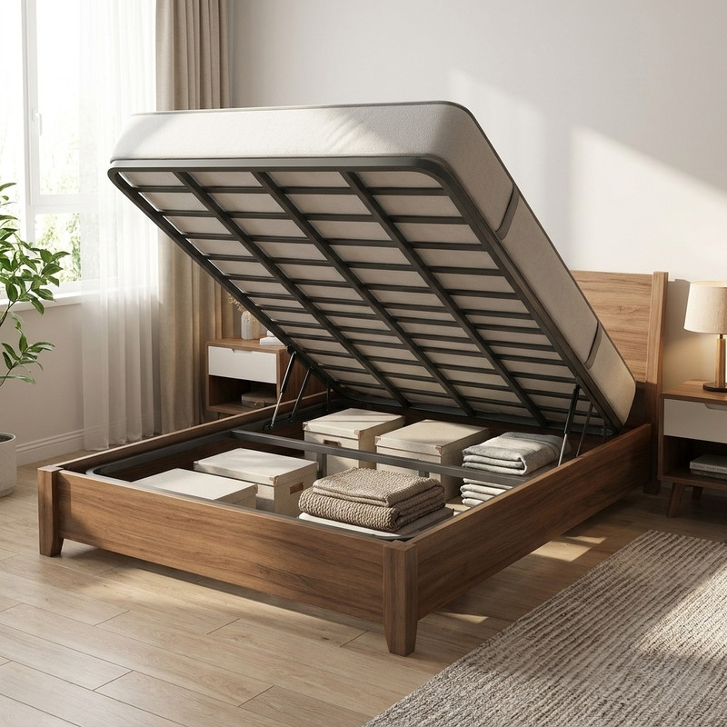 کفی تختخواب دونفره مدل نردبانی سایز 160×200 سانتی متر - Image 2