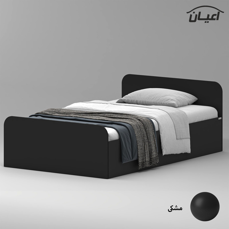 تخت خواب ملامینه یک نفره اعیان مدل FH932 سایز 120x200 سانتی متر - Image 4