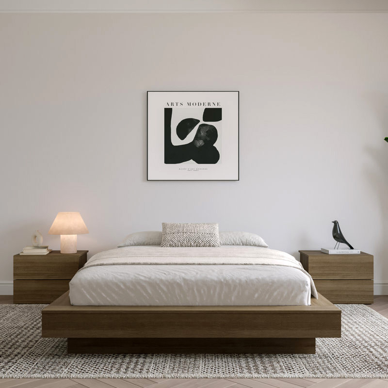 تخت خواب دونفره اسمردیس مدل R122 - MDF+ سایز 200x160 سانتی متر - Image 6