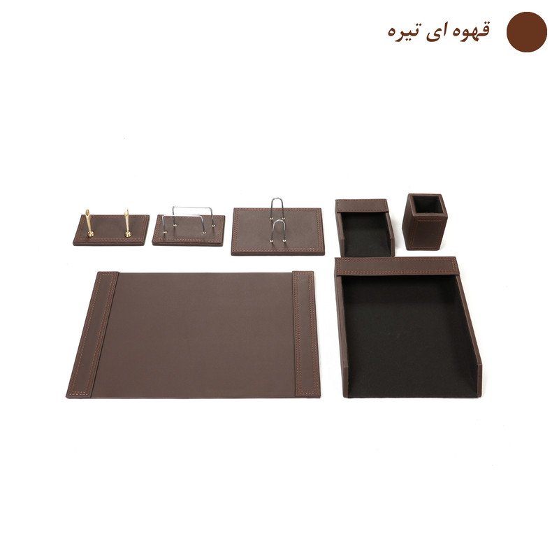 ست لوازم اداری رومیزی مدل V704 مجموعه 7 عددی - Image 2