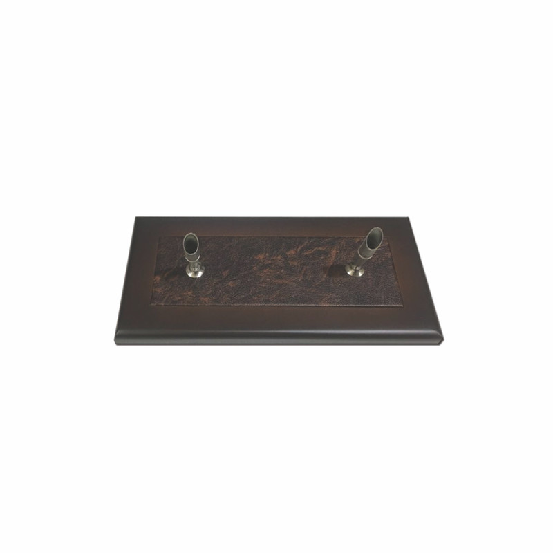 ست لوازم اداری رومیزی مدل piebaldleather&brownwood مجموعه 9 عددی - Image 8
